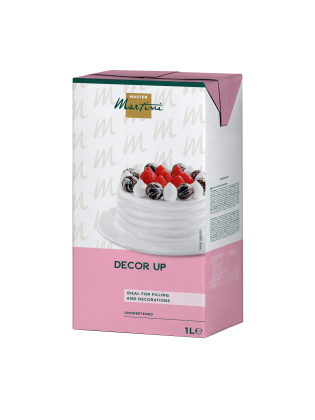 Master Martini Decor Up 1公升裝,無糖忌廉,用於蛋糕夾心及裝飾。